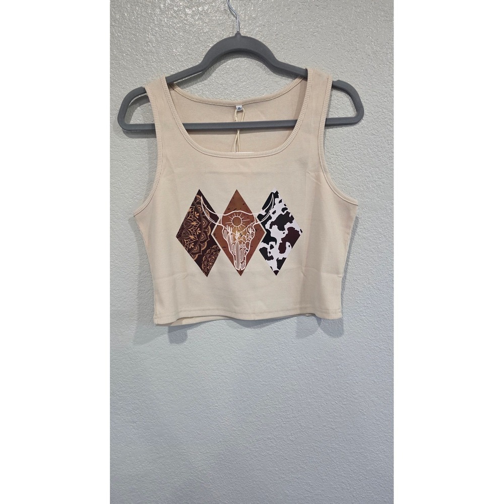 ribbed Cowgirl Crop Top